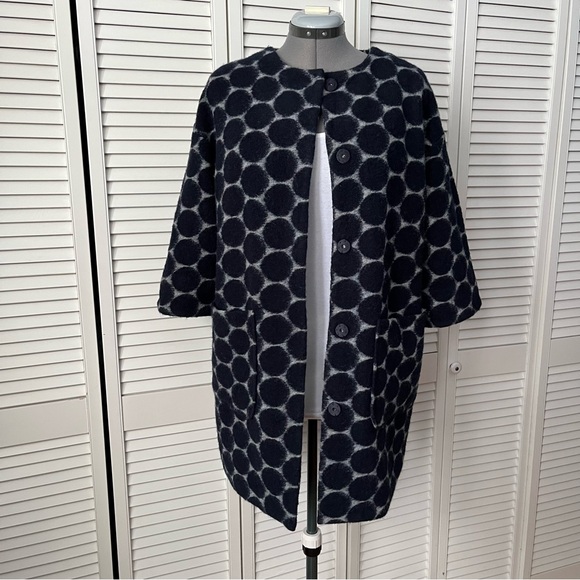 Clements Ribeiro Wool blend snap front jacket size L - Picture 9 of 11